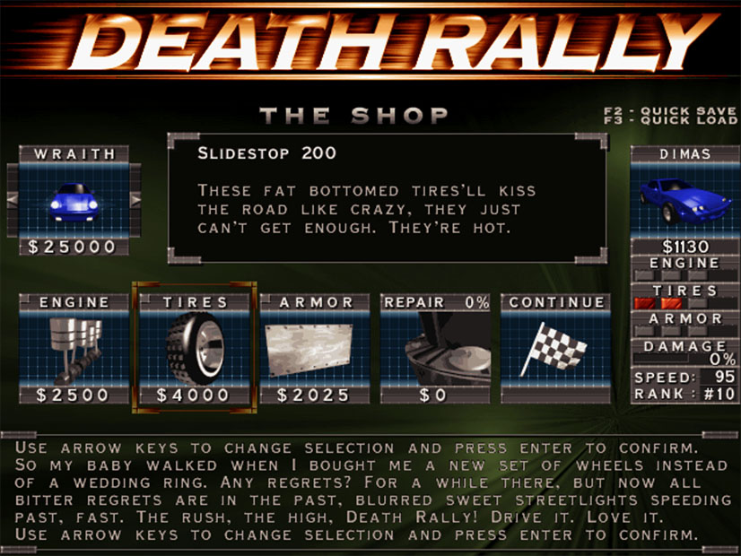 Death Rally - The Shop image