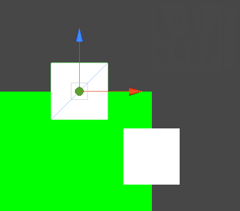 Cube game object at the edges of the plane