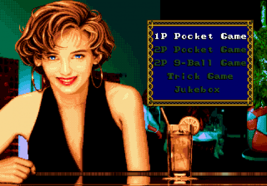 Side Pocket - Main Menu Screenshot