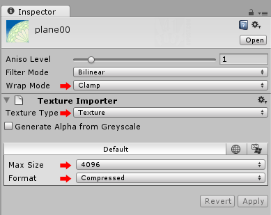 Texture Importer Settings