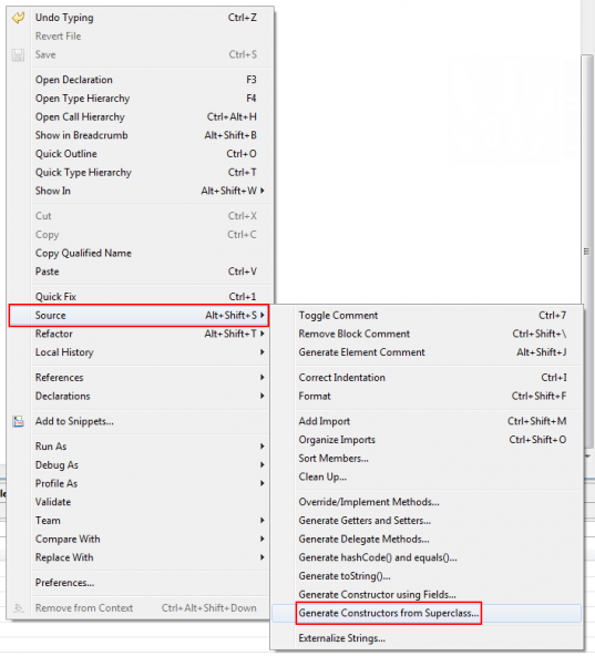 Inheriting constructor from View class.