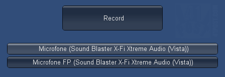 Select a microphone and record
