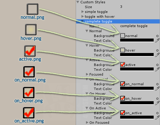 Creating a complete toggle